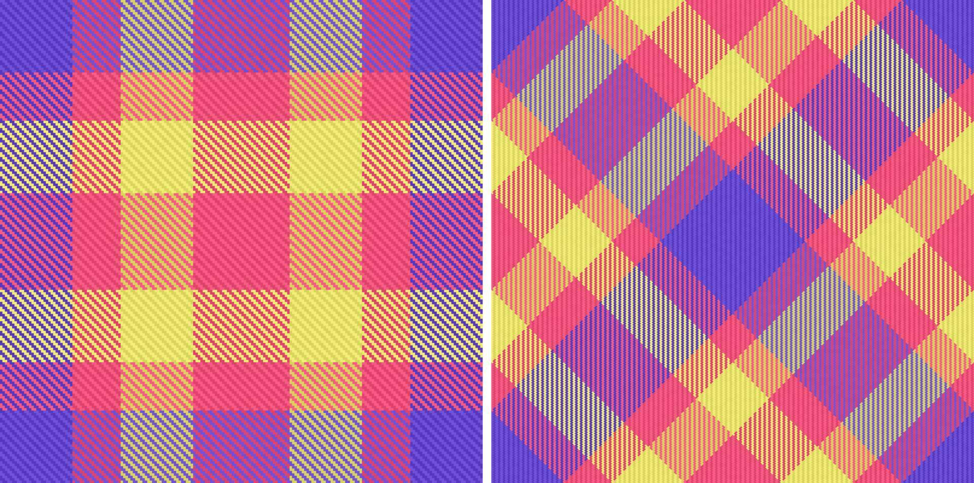 textiel Schotse ruit naadloos. plaid kleding stof vector. achtergrond patroon structuur controleren. vector