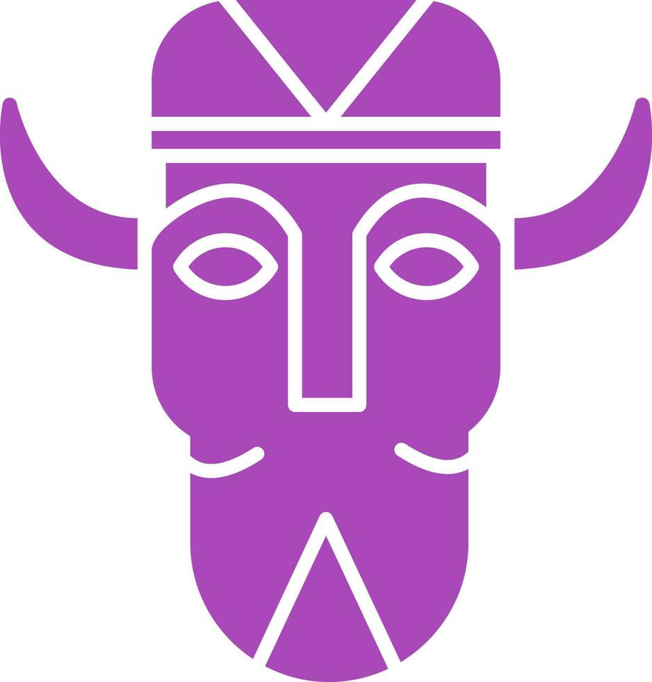 Afrikaans masker vector icon