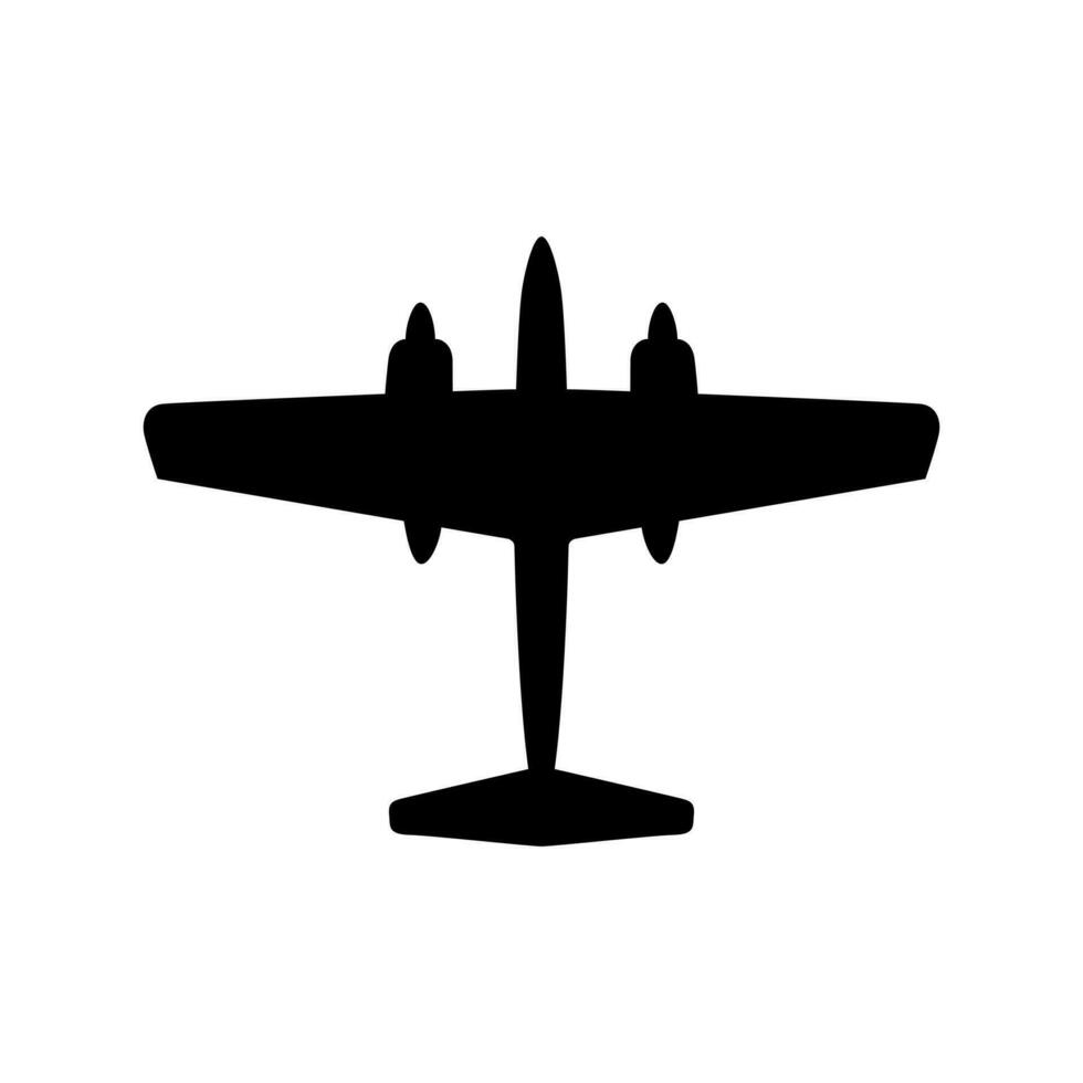 vliegtuig icoon vector. vliegtuig illustratie teken. vlak symbool of logo. vector