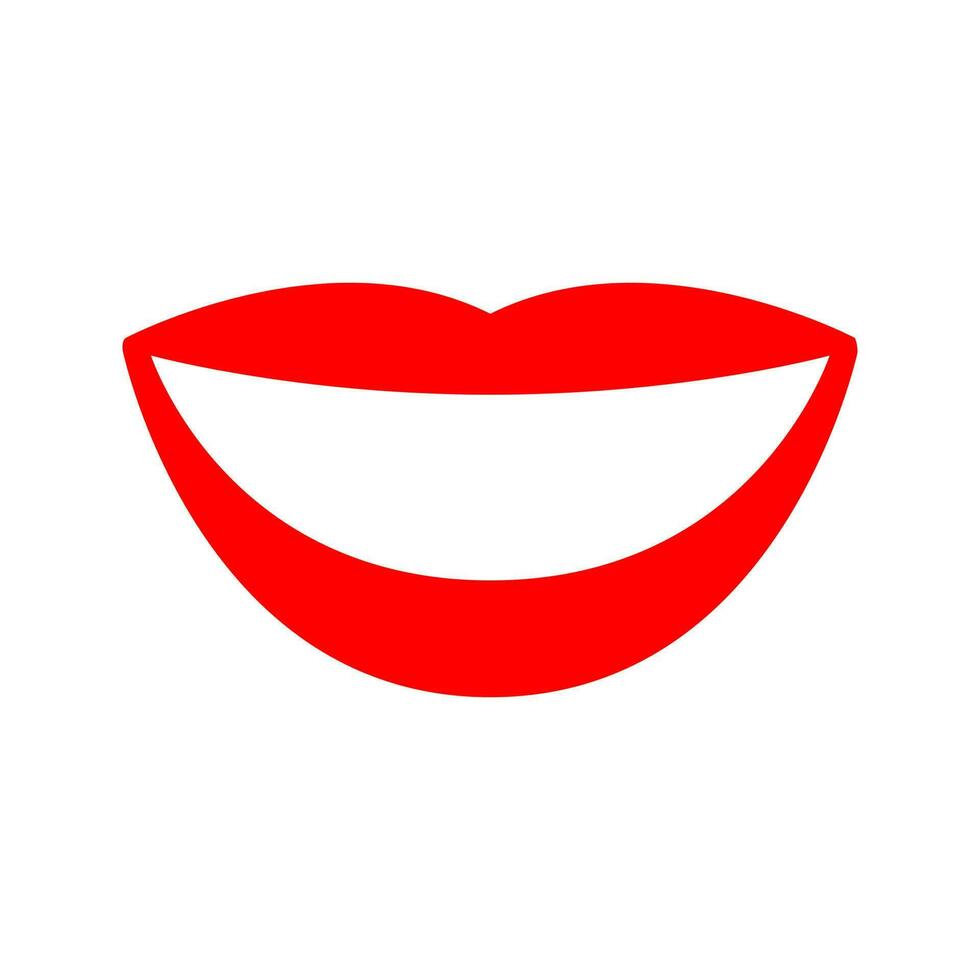 lippen vector icoon. kus illustratie teken. vrouw symbool. liefde logo.
