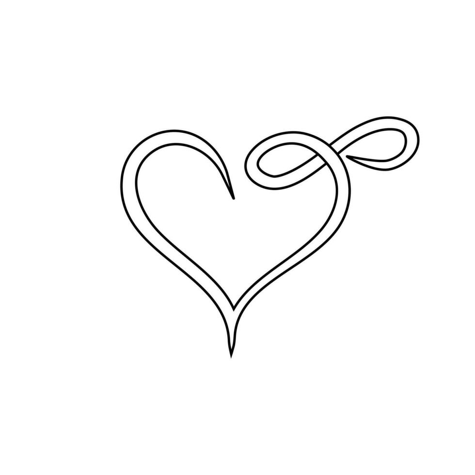 wijnoogst hart icoon vector set. liefde illustratie teken verzameling. romance symbool.