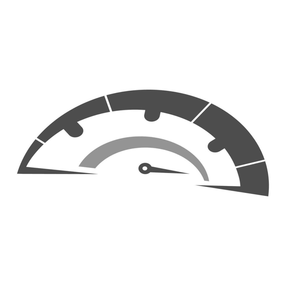 snelheidsmeter logo vector illustratie