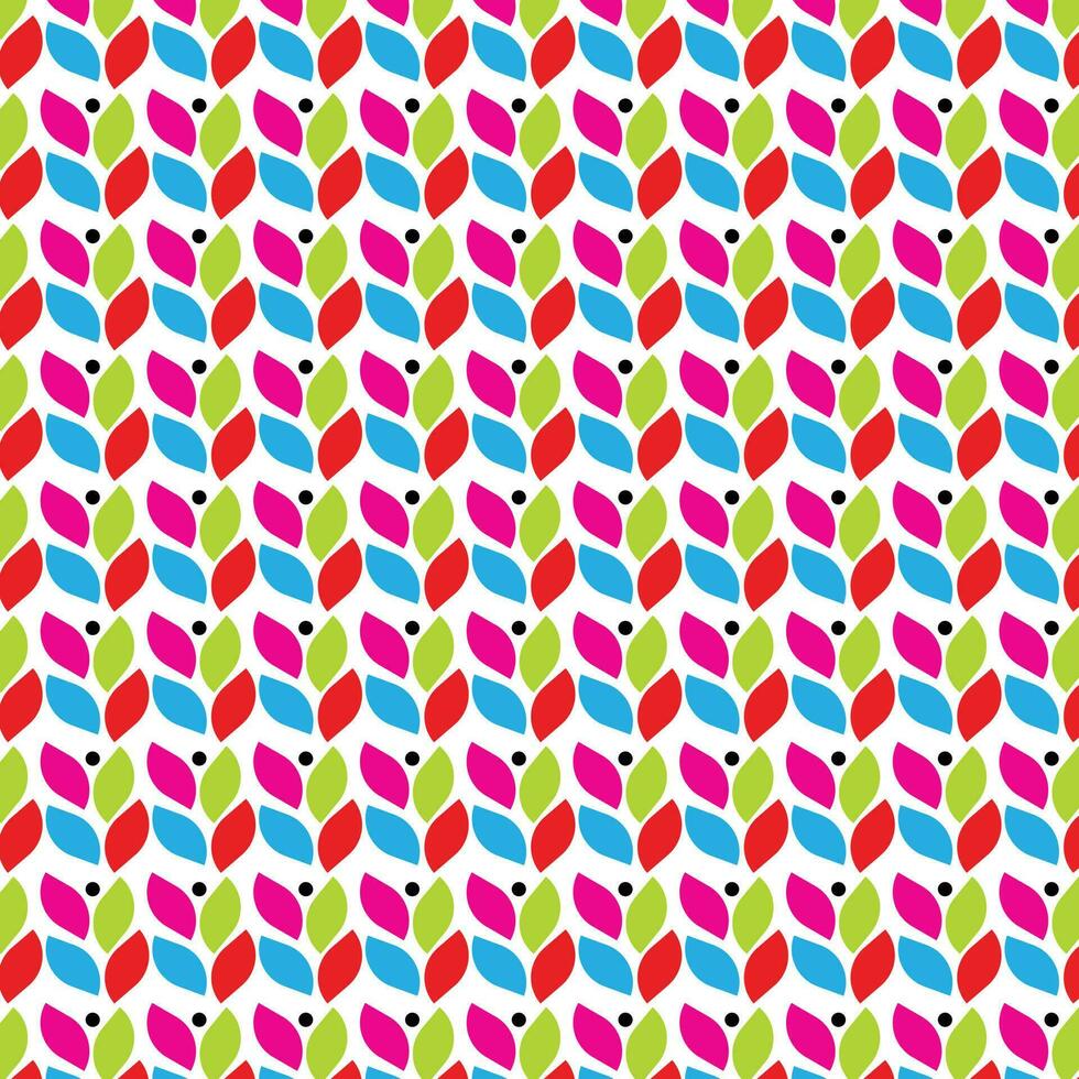 abstract naadloos meetkundig blad patroon vector illustratie.
