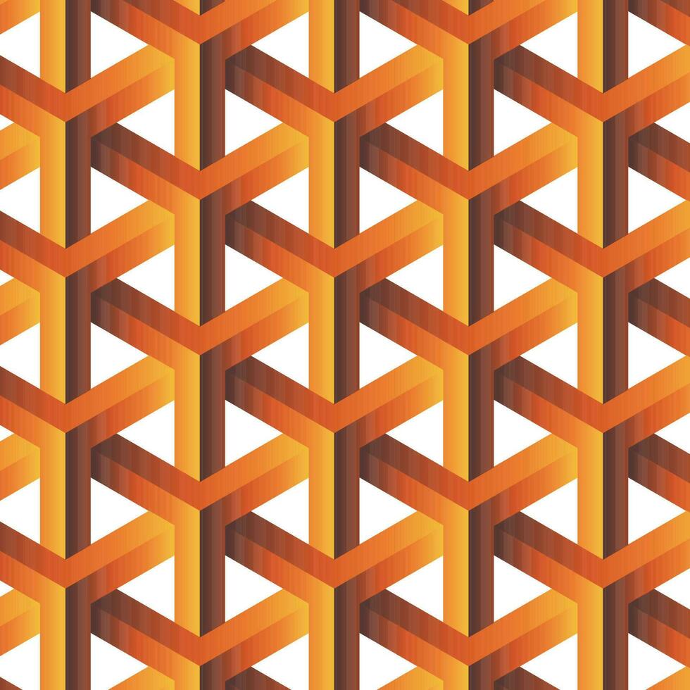 abstract meetkundig 3d zeshoekig patroon kunst. vector