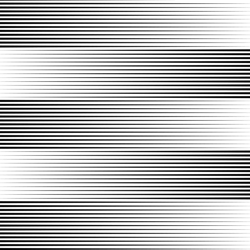 abstract monochroom horizontaal lijnen van de zwart patroon. vector