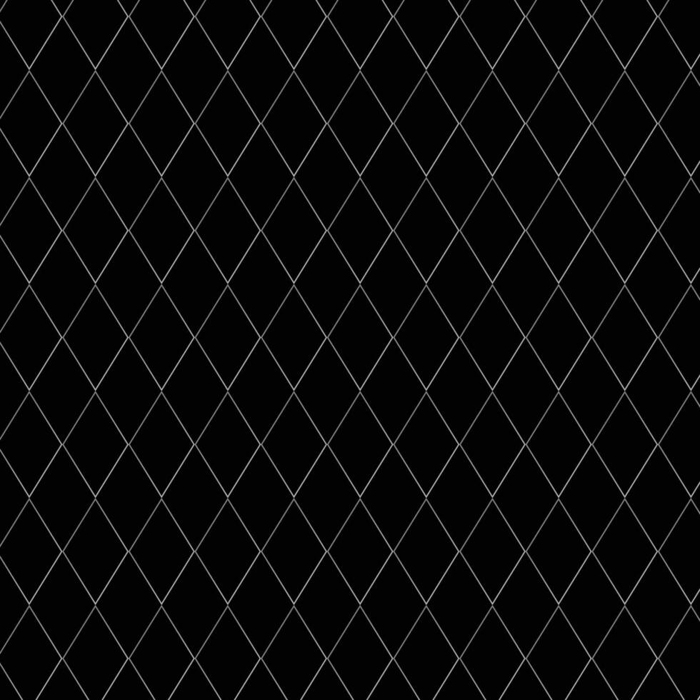abstract zwart wit helling ruit patroon met zwart bg. vector