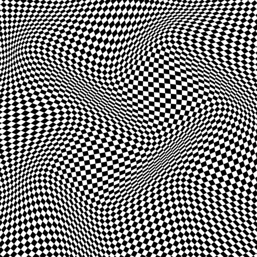 abstract zwart en wit Golf patroon voor behang en achtergrond. vector