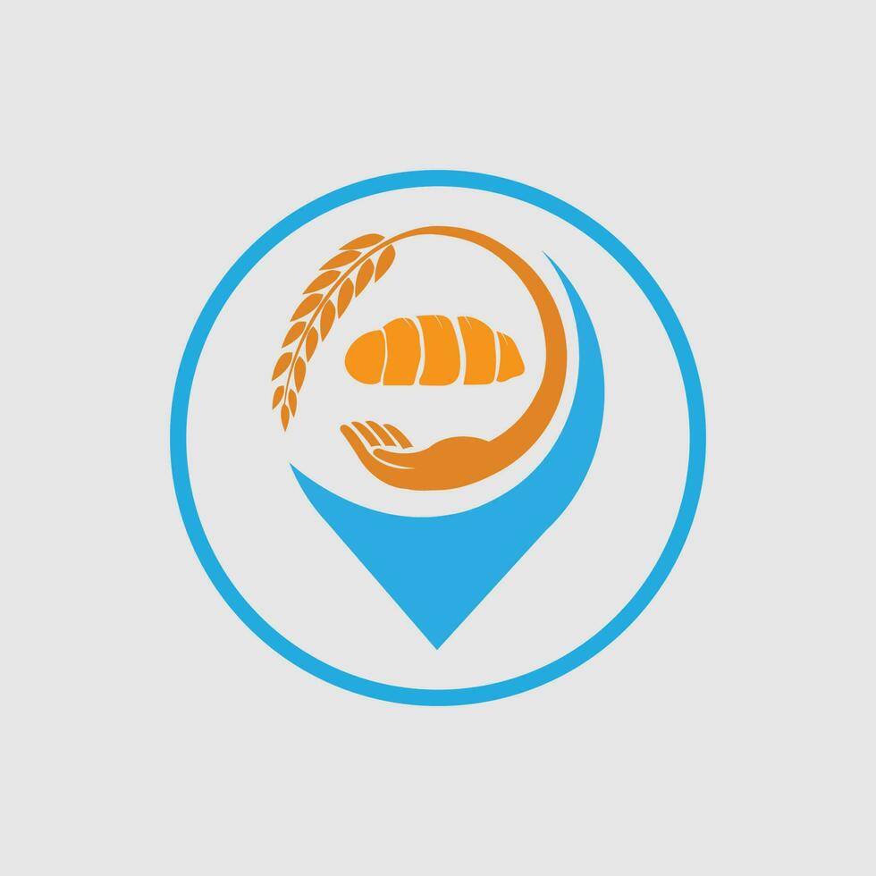 voedsel punt logo ontwerpen concept vector, restaurant logo ontwerpen sjabloon illustratie vector
