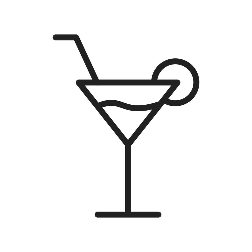 cocktail icoon vector afbeelding. geschikt voor mobiel appjes, web apps en afdrukken media.