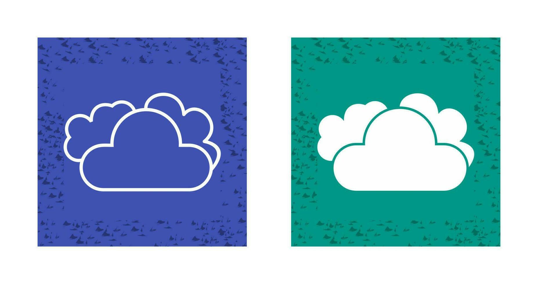 bewolkt weer vector icoon