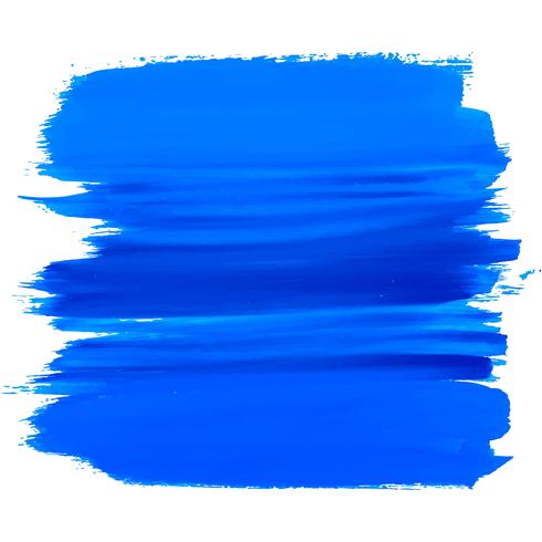 Het elegante blauwe ontwerp van de waterverfslag vector