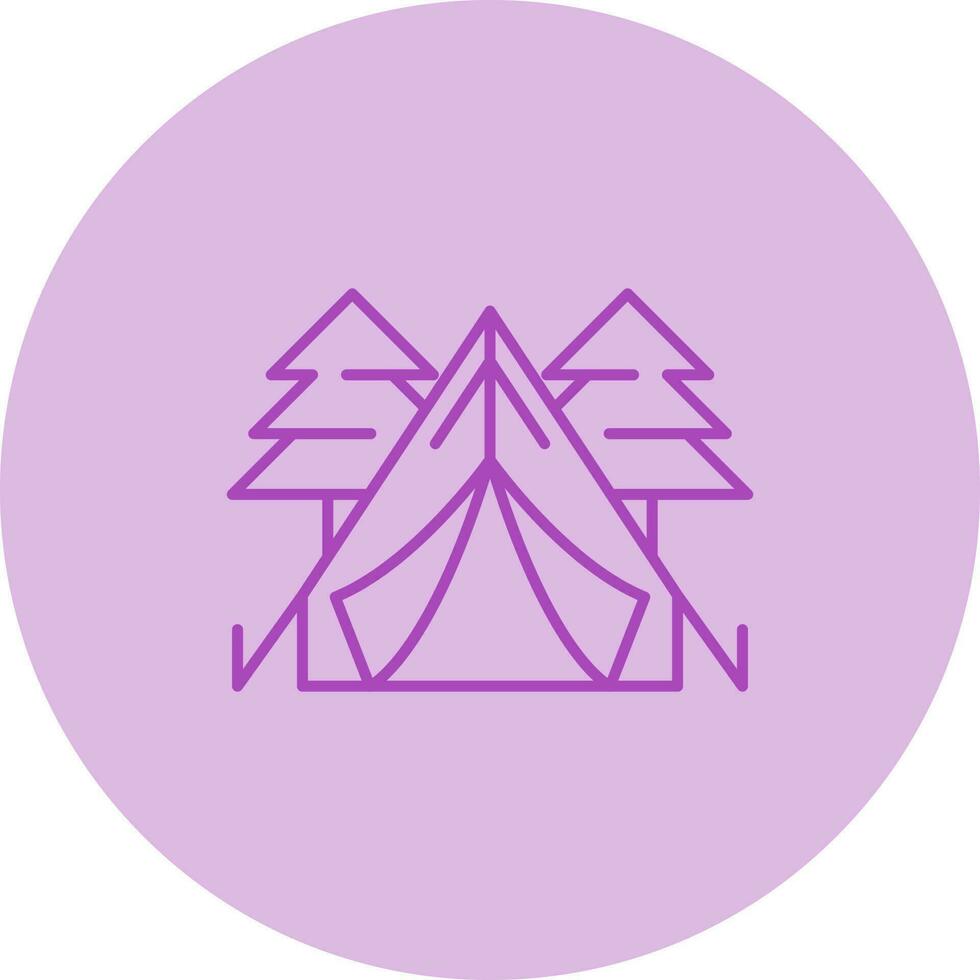 tent vector pictogram