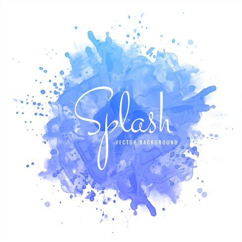 Moderne aquarel splash achtergrond vector