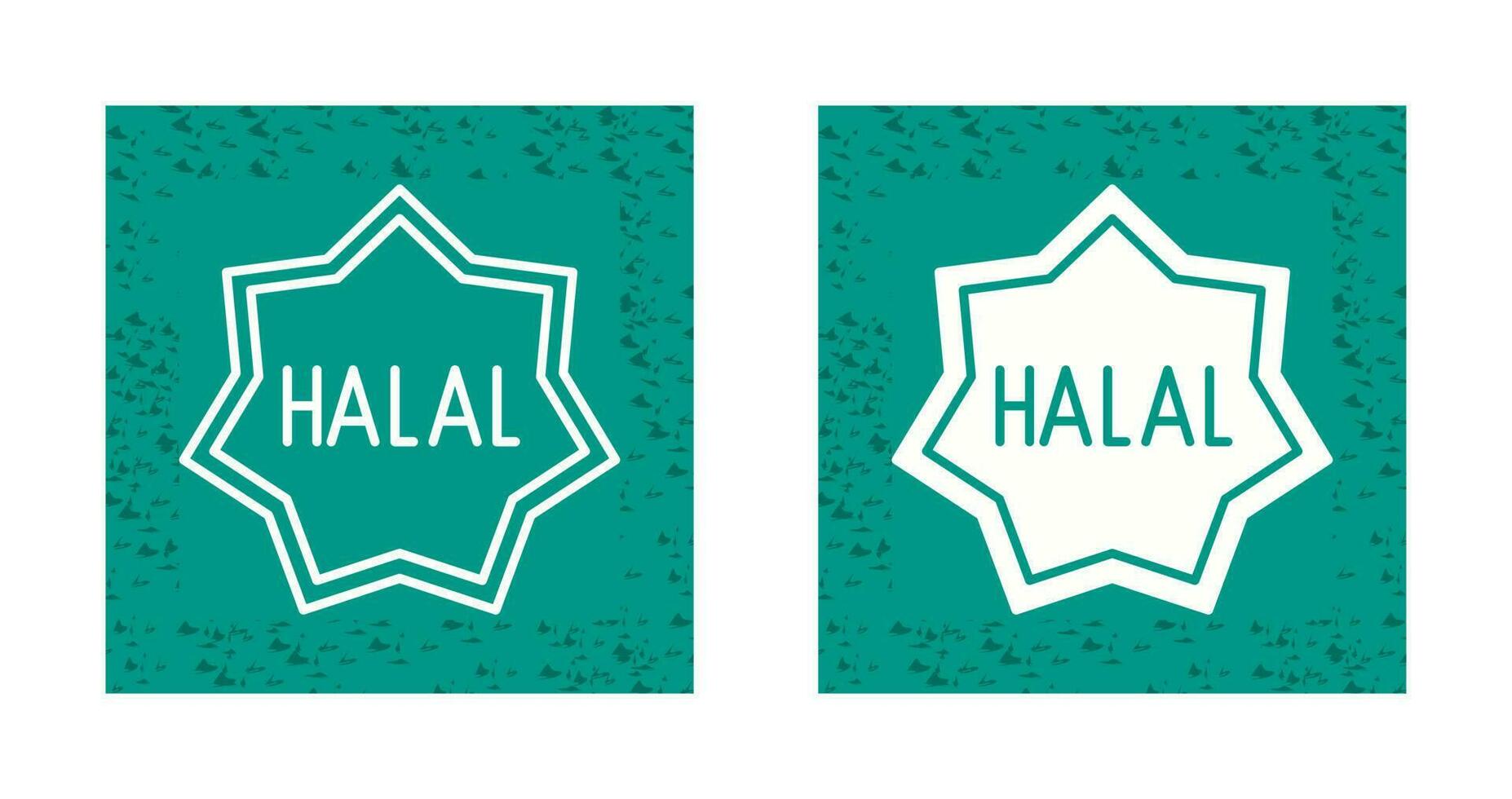 halal vector icoon