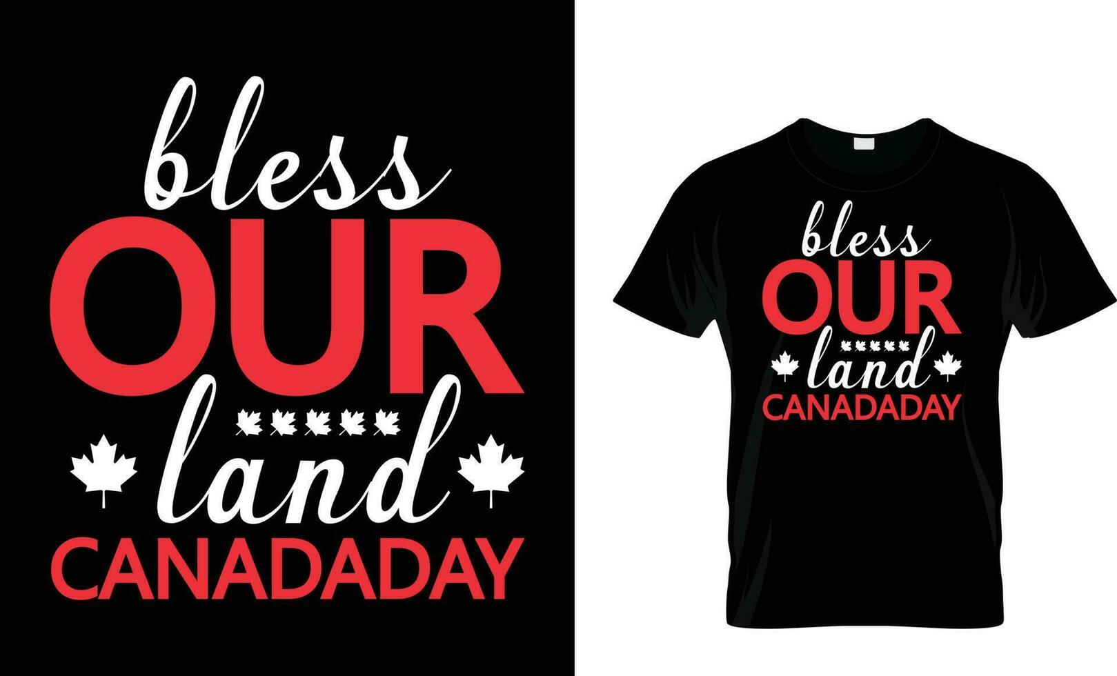 1e juli Canada dag t overhemd ontwerp vector