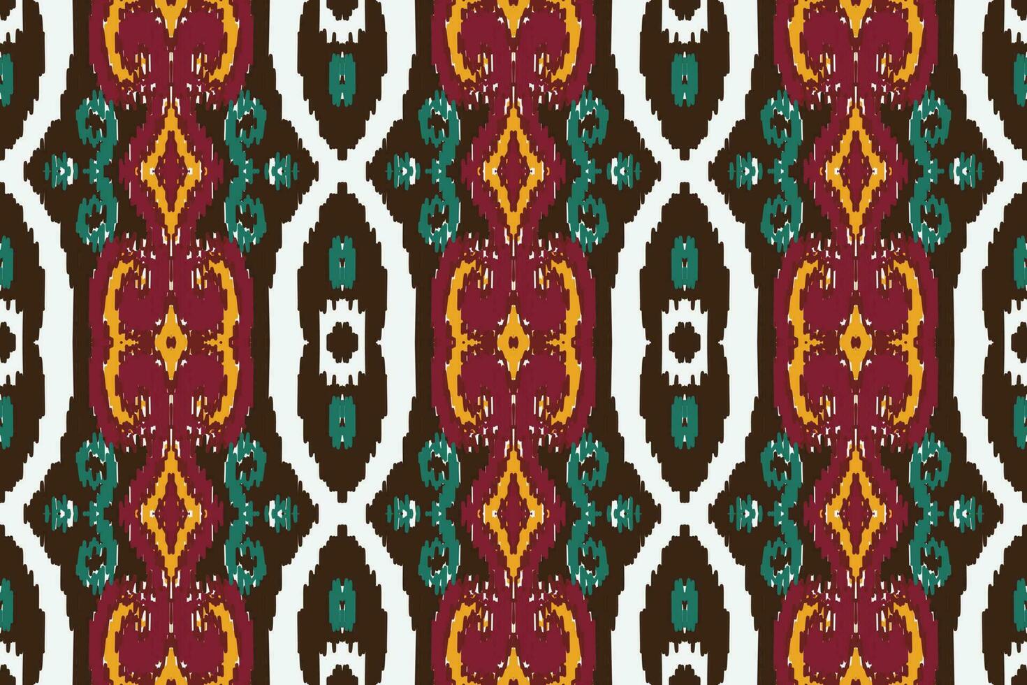 Afrikaanse ikat damast paisley borduurwerk achtergrond. meetkundig etnisch oosters patroon traditioneel. ikat aztec stijl abstract vector illustratie. ontwerp voor afdrukken textuur,stof,sari,sari,tapijt.