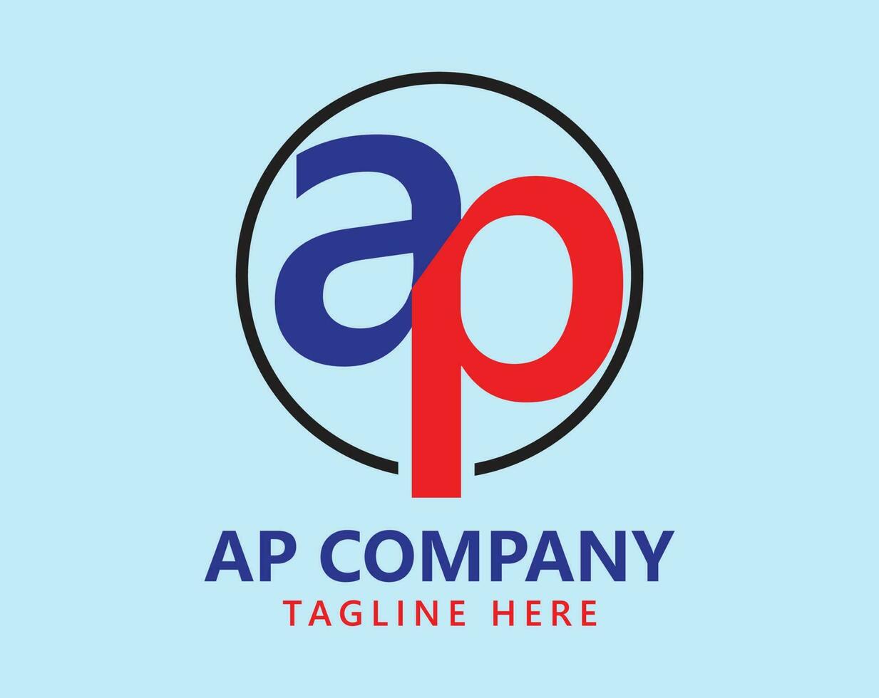 ap brief logo vector sjabloon