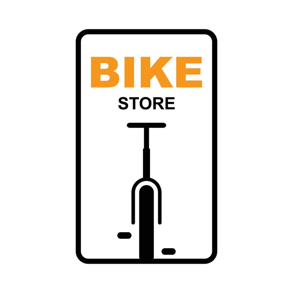 fiets winkel logo ontwerp vector afbeelding, fiets logo concept icoon vector, gemakkelijk ontwerp modern vector