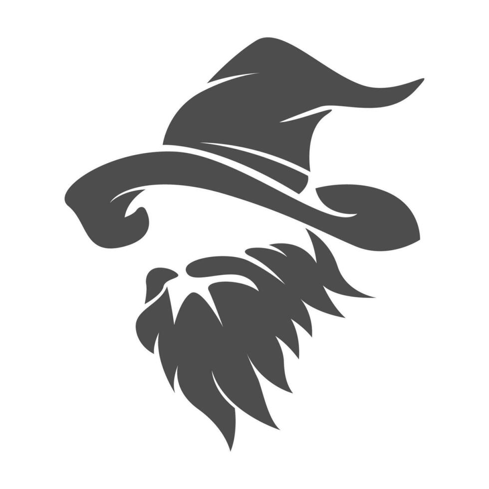 tovenaar logo icoon ontwerp vector