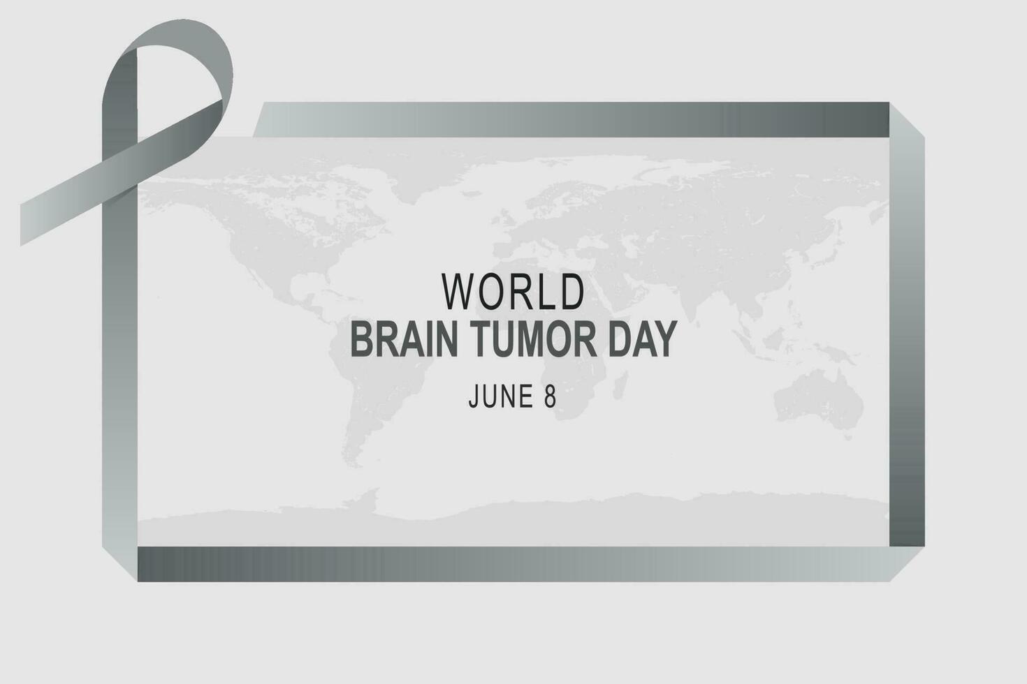 wereld hersenen tumor dag achtergrond. bewustzijn ziekten onderwijs. vector