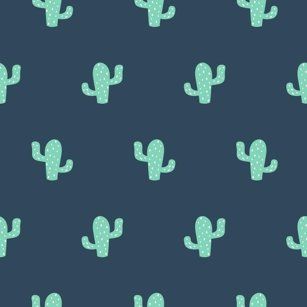 schattig cactus naadloos patroon Mexicaans etnisch klassiek borduurwerk sappig cactus Latijns Amerika achtergrond sjabloon voor kleren textiel t-shirt ontwerp vector illustratie tekening groen grijs kleuren.