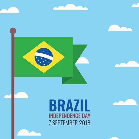 Braziliaanse vlag vector