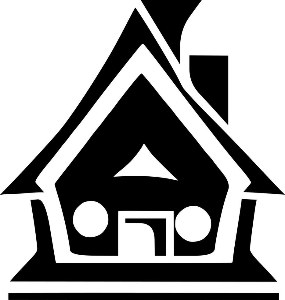 huis icoon logo vector