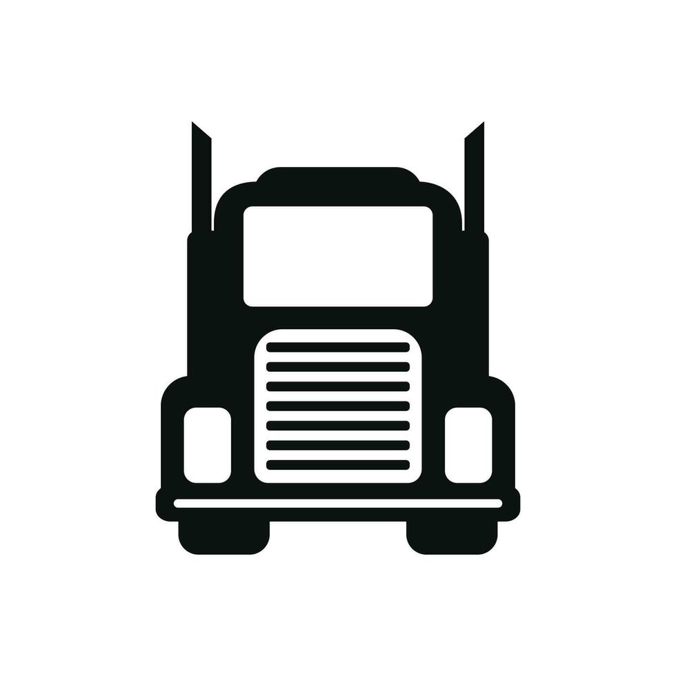 vrachtauto icoon geïsoleerd Aan wit achtergrond vector