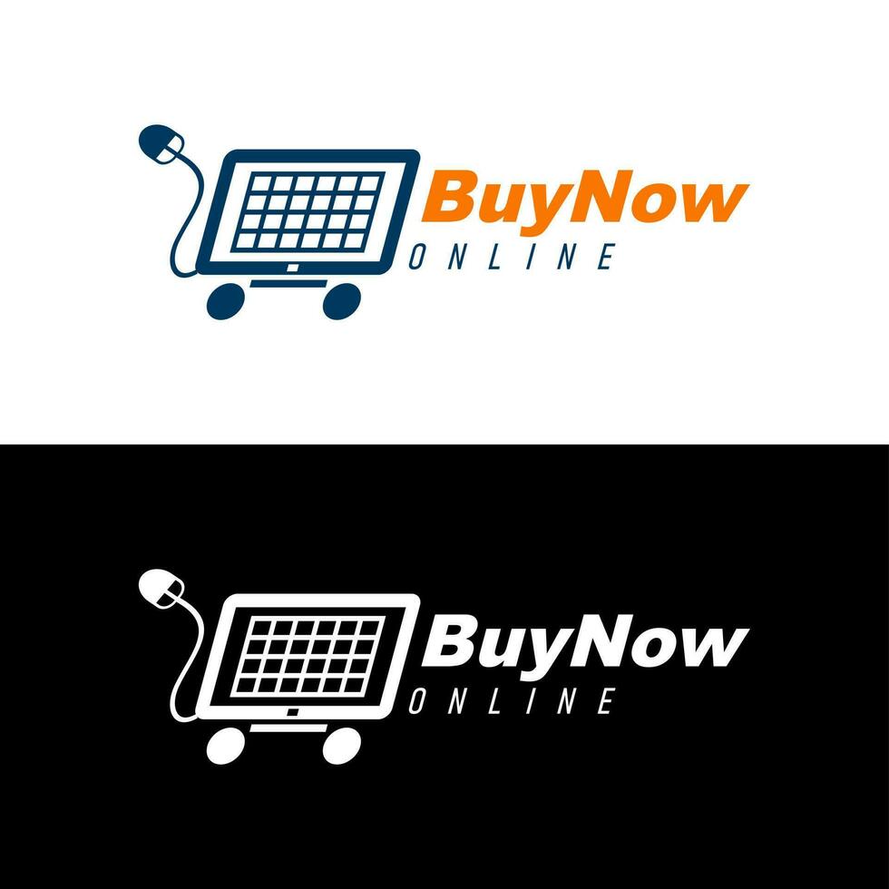 online markt logo ontwerp vector
