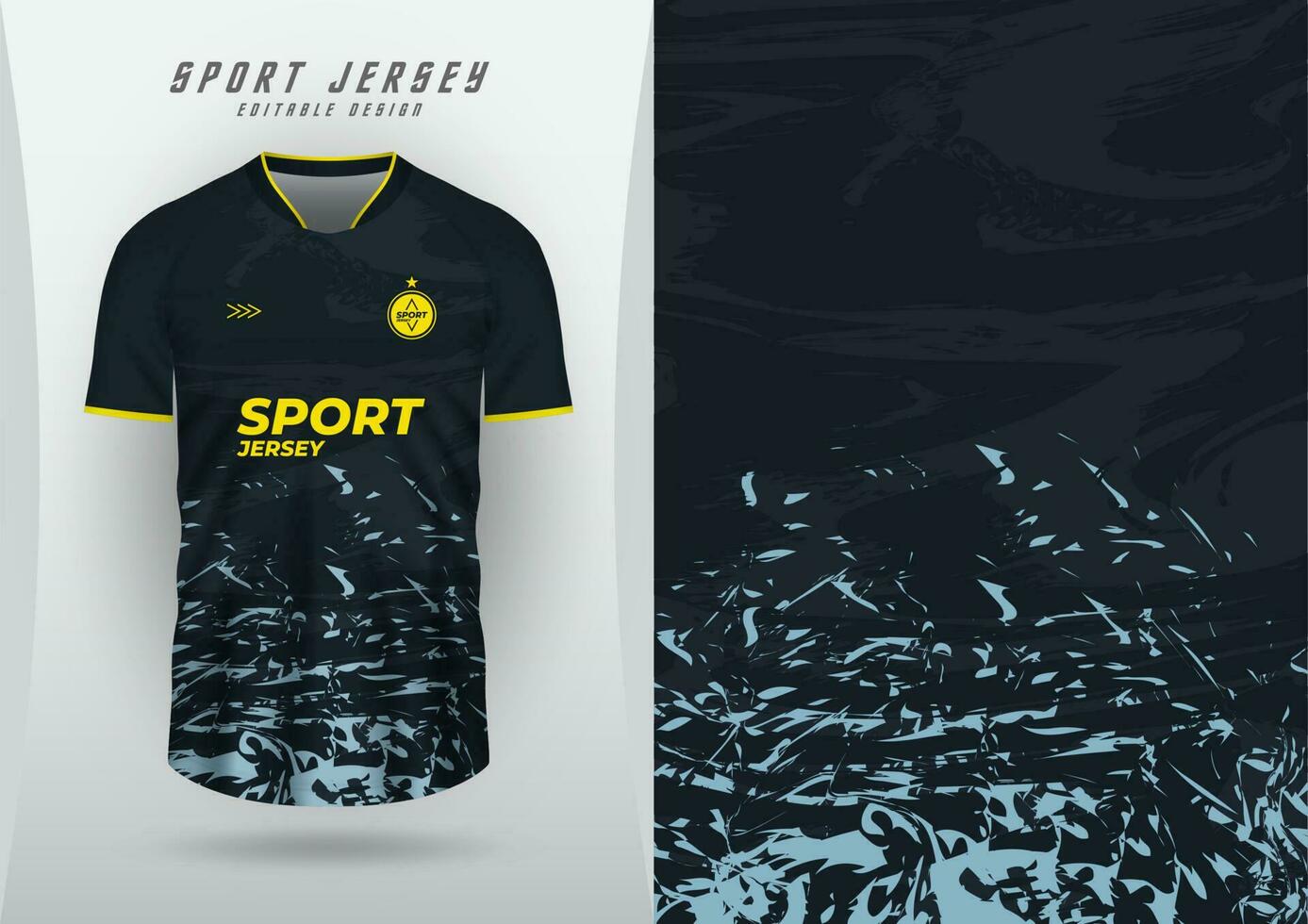 achtergrond voor sport- Jersey, voetbal Jersey, rennen Jersey, racing Jersey, zwart en blauw patroon. vector