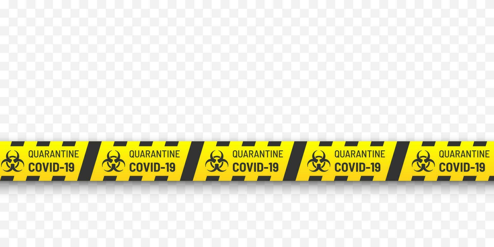 quarantaine biohazard Gevaar. coronavirus covid19, 2019-nkov concept. vector illustratie