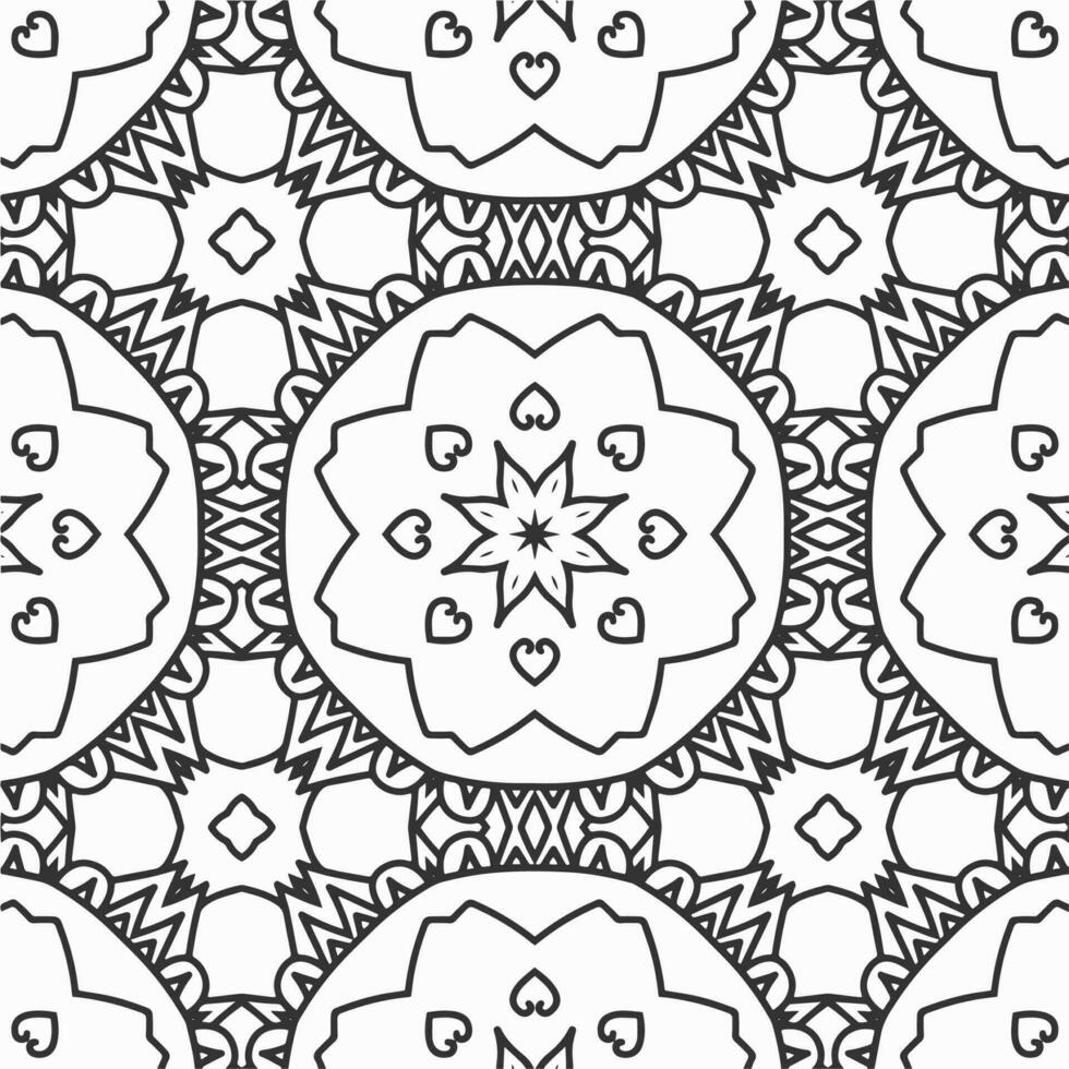 vector meetkundig bloem vormen patroon ontwerp achtergrond
