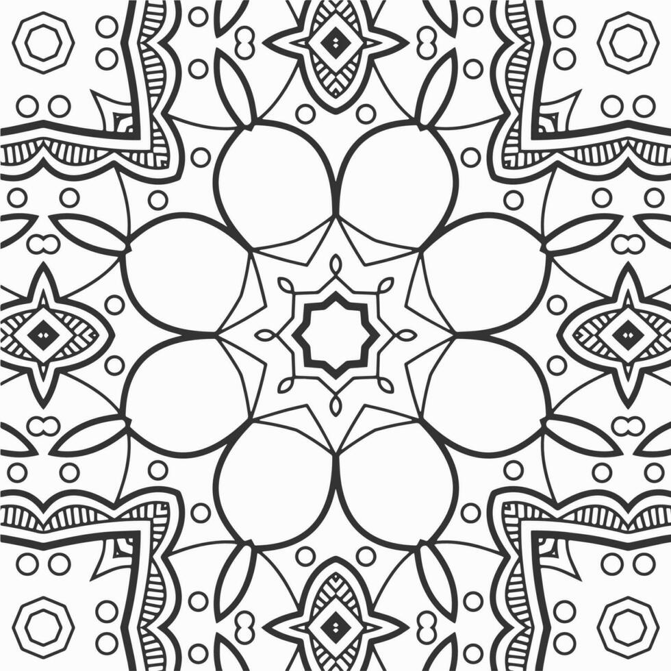 vector meetkundig bloem vormen patroon ontwerp achtergrond