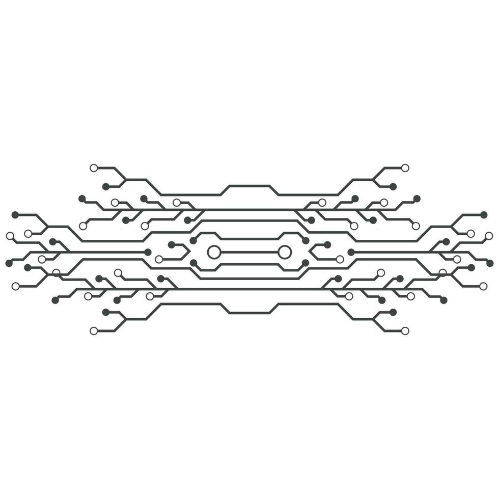 cirkel techno vector pictogram ontwerp