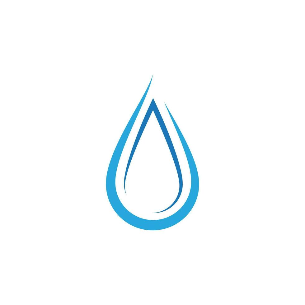 waterdruppel logo sjabloon vector