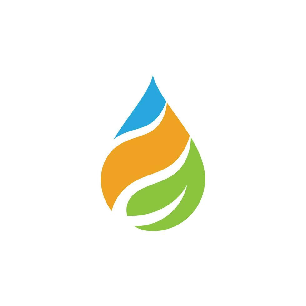 waterdruppel logo sjabloon vector