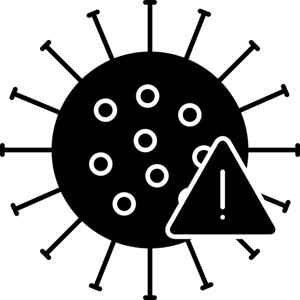 solide icoon voor alarm vector