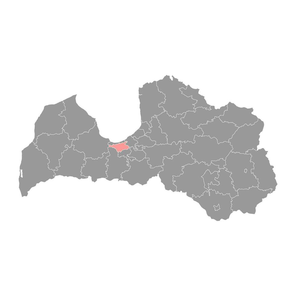 marupe gemeente kaart, administratief divisie van Letland. vector illustratie.