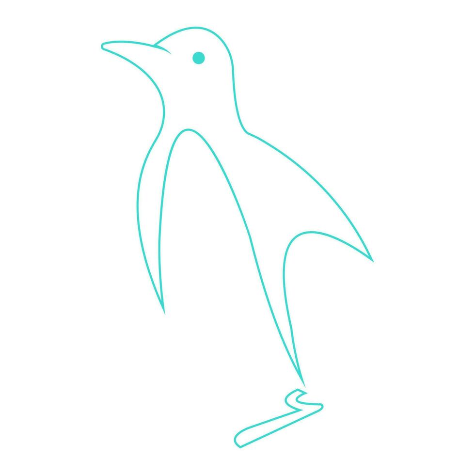 pinguïn icoon illustratie vector