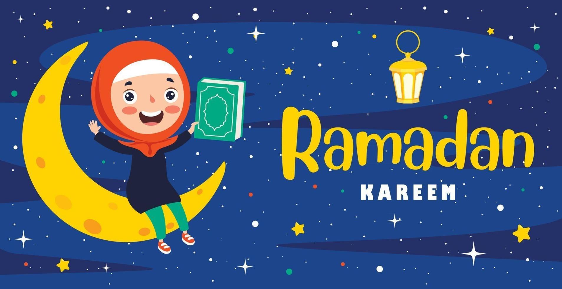 hand getrokken illustratie voor ramadan kareem en islamitische cultuur vector