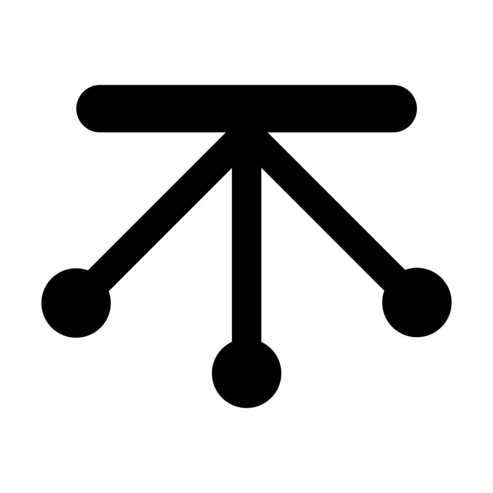 slinger glyph icoon ontwerp vector