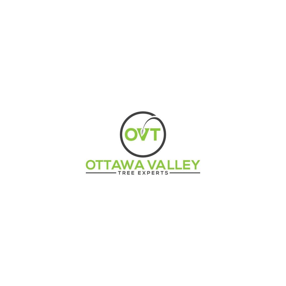 ovt brief blad logo ontwerp Aan wit achtergrond. ovt creatief initialen brief het logo concept. ovt brief ontwerp. vector