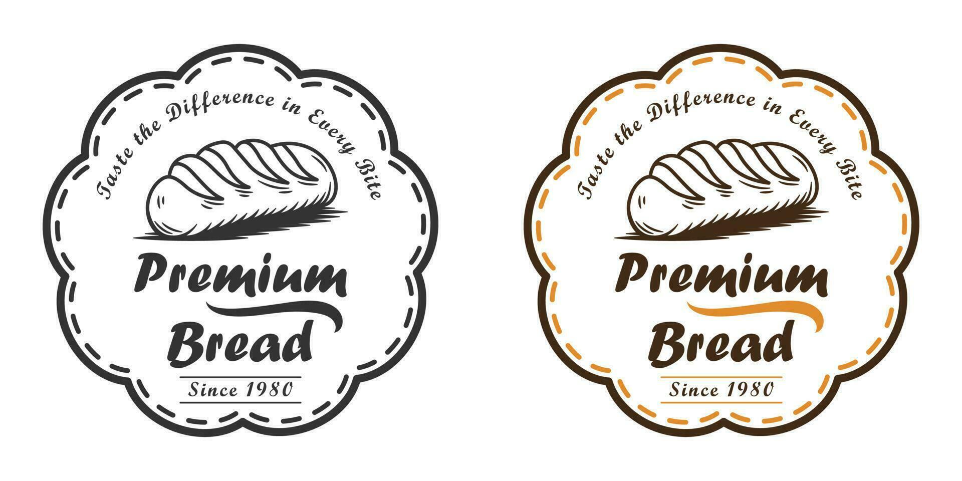 premie brood logo branding vector ontwerp voor bakkerij, brood winkel, professioneel logo, premie logo, minimalistische ontwerp. pro vector logo.