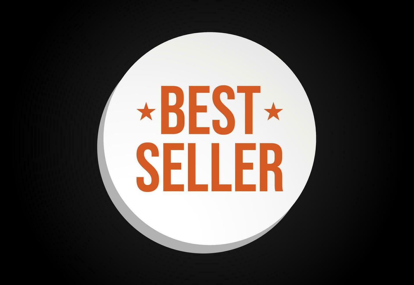 bestseller pictogram ontwerp, bestseller badge logo ontwerp sjabloon vectorillustratie vector