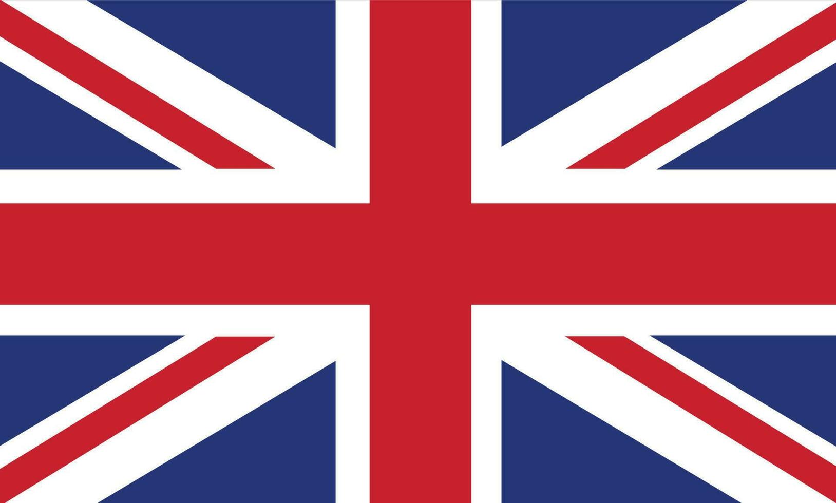 vlag van het verenigd koninkrijk. vector illustratie