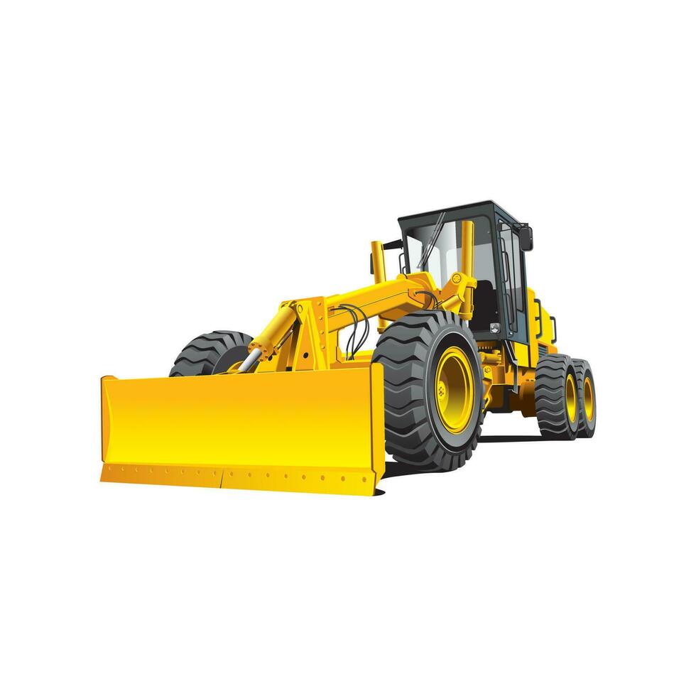 graafmachine machinerie bulldozer vector