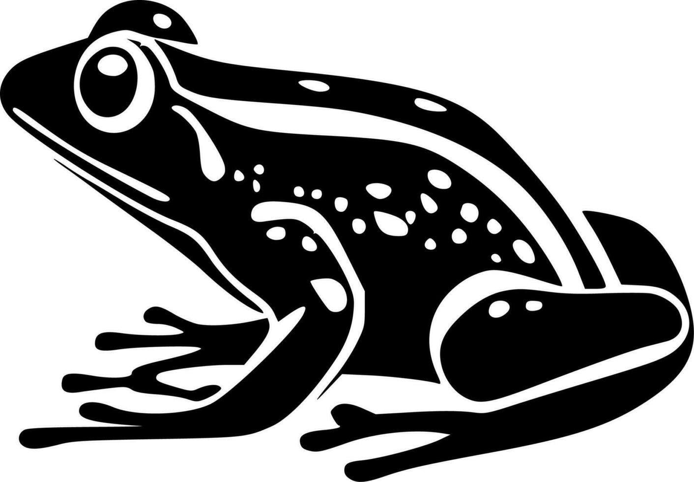 kikker - hoog kwaliteit vector logo - vector illustratie ideaal voor t-shirt grafisch