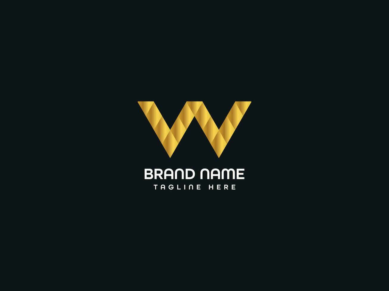 w letter logo vector