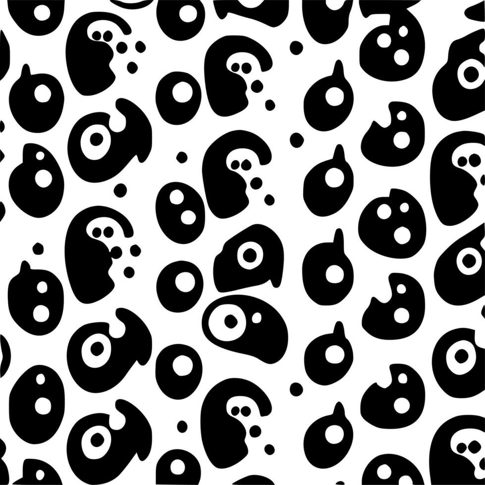 patroon - zwart en wit geïsoleerd icoon - vector illustratie