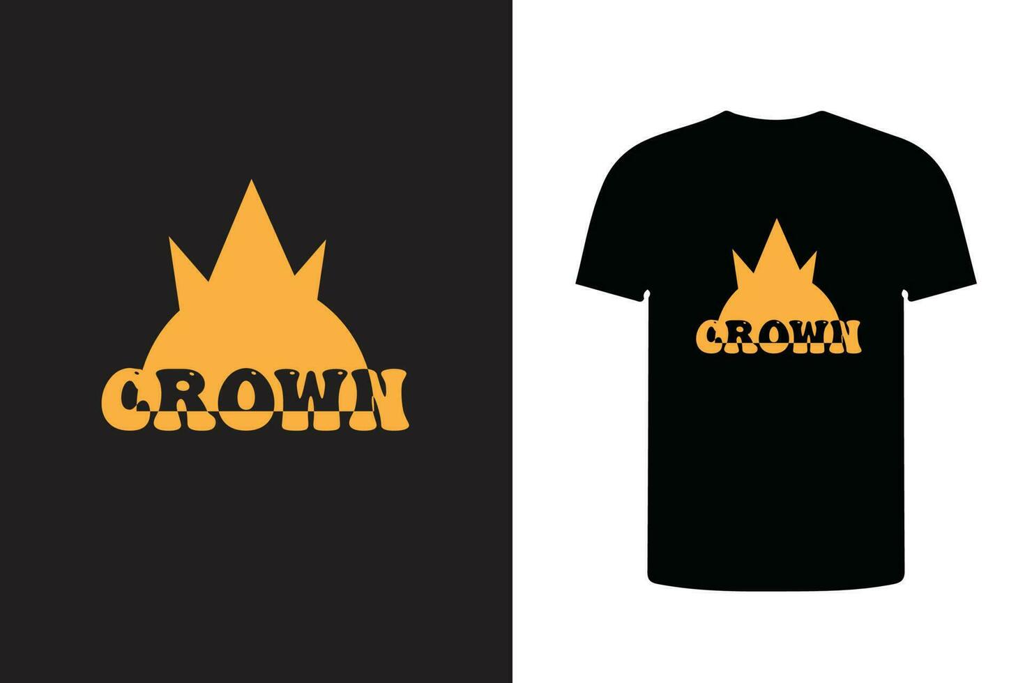 kroon illustratie typografie t shirt, modieus afdrukken ontwerp vector